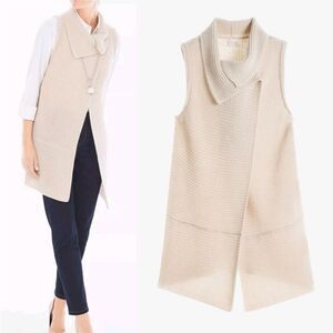 NWT Chico's Johanna Wool Blend Sweater Vest Medium